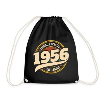 1956 Légende 70 Ans Anniversaire Homme - Sac de sport léger - noir - Devant
