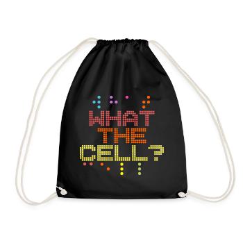 Professeur de braille Braille What The Cell - Sac de sport léger - noir - Devant