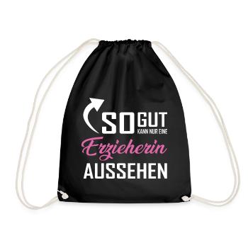 Seule une enseignante de maternelle peut avoir l’air aussi belle - Sac de sport léger - noir - Devant