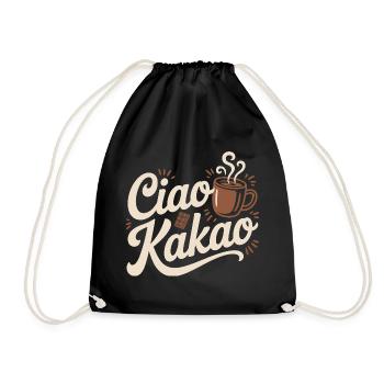 Ciao Cacao Chocolat chaud Chocolat chaud Au revoir - Sac de sport léger - noir - Devant