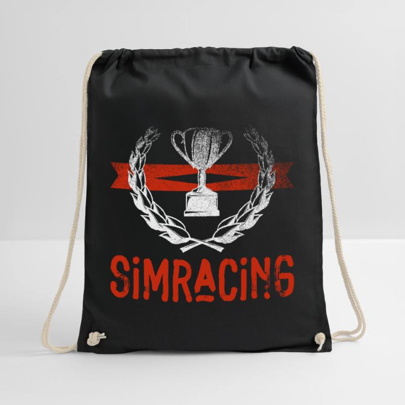 Sim Racing Trophy Emblem Turnbeutel