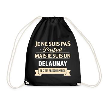 Je Ne Suis Pas Parfait Mais Je Suis Un Delaunay... - Sac de sport léger - noir - Devant