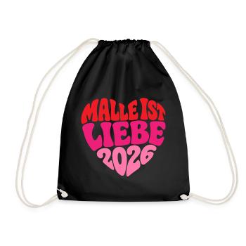 Malle 2026 Malle is love 2026 - Sac de sport léger - noir - Devant
