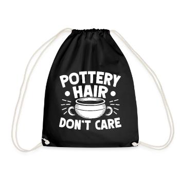 Pottery Artists Hair Don´t Care Pottery - Turnbeutel - Schwarz - Vorne