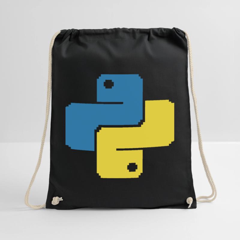 Python Pixelart Turnbeutel