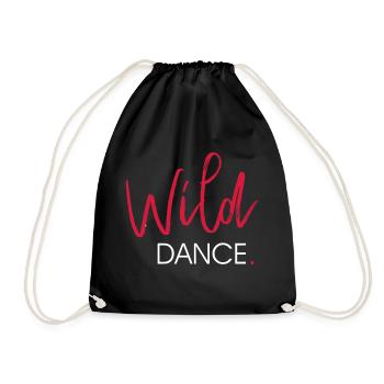 Wild DANCE - Dance Shirt - Drawstring Bag - black - Front