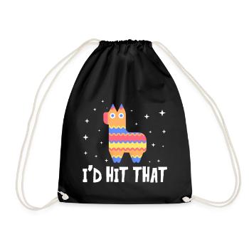 I'd Hit That - Turnbeutel - Schwarz - Vorne