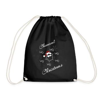 Noël chimique Joyeux Noël Nerds de chimie - Sac de sport léger - noir - Devant