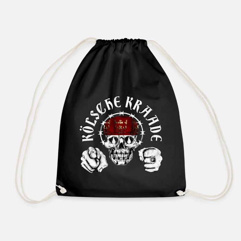 Kölsche Kraade - Drawstring Bag - black