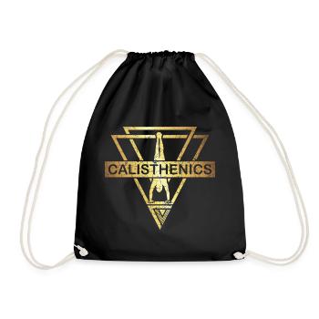 Calisthenics - Drawstring Bag - black - Front