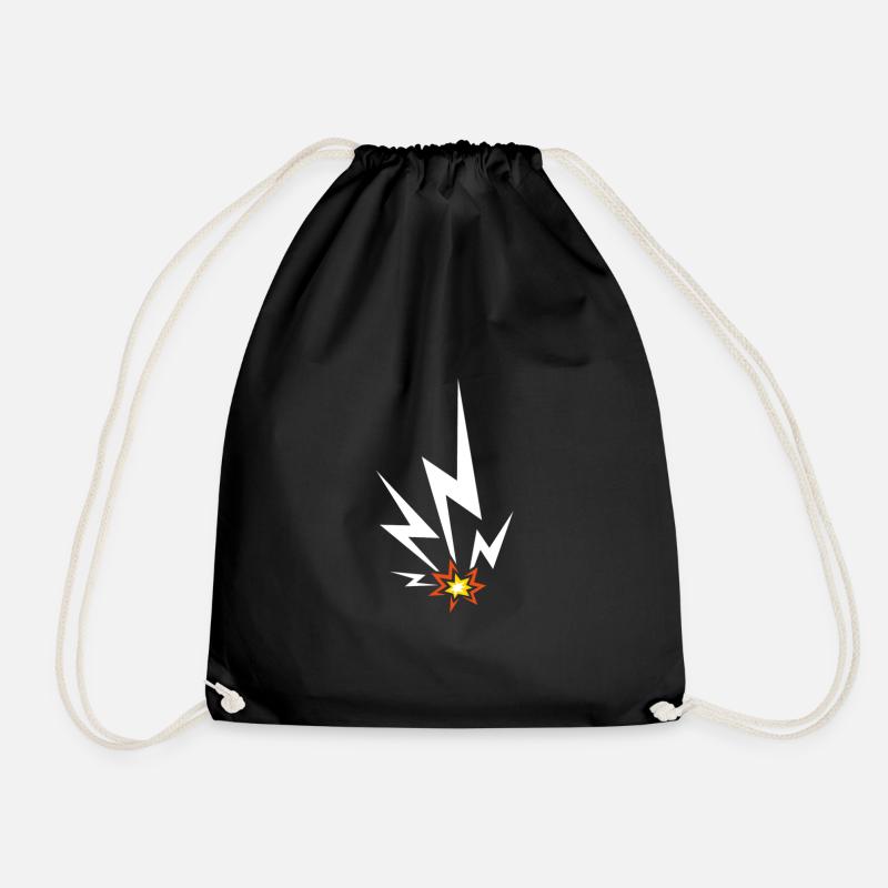 electricité - Sac de sport léger - noir