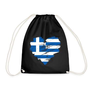 Grèce - Sac de sport léger - noir - Devant