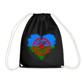 Roma - Drawstring Bag - black - Front