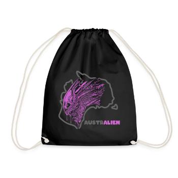 Australien (Alien-Edition) - Turnbeutel - Schwarz - Vorne