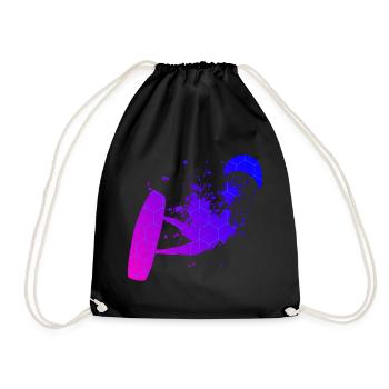 Kitesurf Homme Kitesurf Femmes Kitesurf Kitesurf - Sac de sport léger - noir - Devant