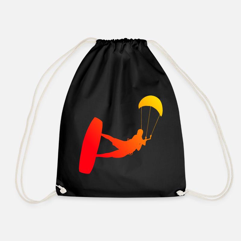 Kite Kitesurf Hommes Kitesurf Kitesurf Kitesurf Kitesurf - Sac de sport léger - noir