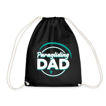 Parapente Papa vert - Sac de sport léger - noir - Devant