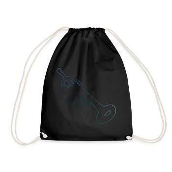 Femmes Hommes Trompettiste Trompettiste Trompettiste - Sac de sport léger - noir - Devant