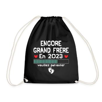 Encore Grand Frère En 2023, Nouvelle Naissance - Sac de sport léger - noir - Devant