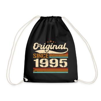 Original 1995 Vintage | Cadeau D’anniversaire 1995 - Sac de sport léger - noir - Devant