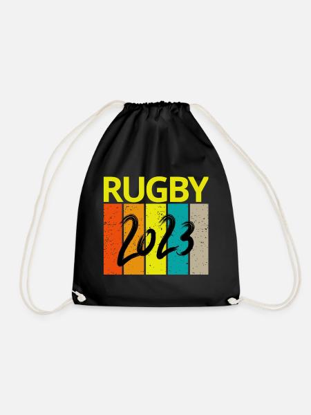 rugby, rugby sport, fan de rugby, rugby 2023 - Sac de sport léger - noir