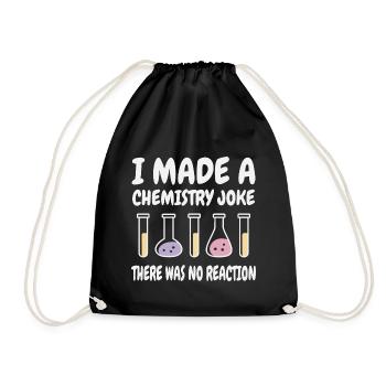 Blague de chimie, il n’y a pas eu de réaction - Sac de sport léger - noir - Devant