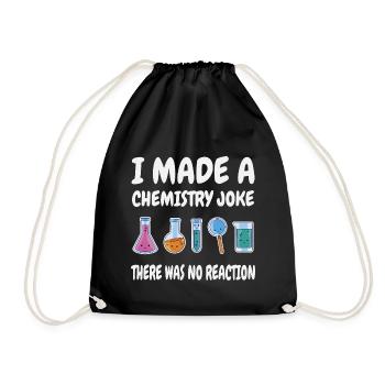 Blague de chimie, il n’y a pas eu de réaction - Sac de sport léger - noir - Devant