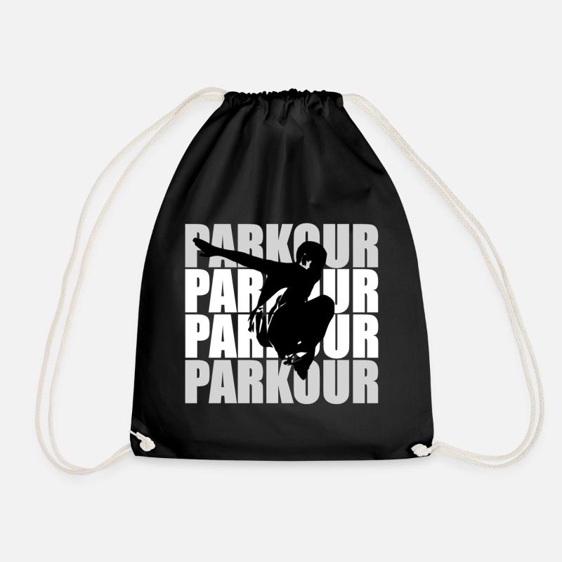 Parkour - Turnbeutel - Schwarz