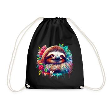 Paresse - Sac de sport léger - noir - Devant