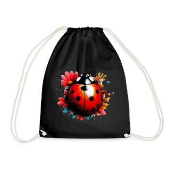 Ladybird - Drawstring Bag - black - Front