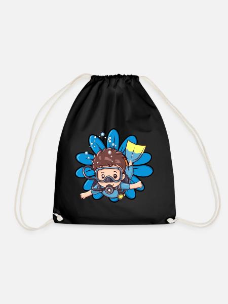 Plongée sous-marine - Sac de sport léger - noir