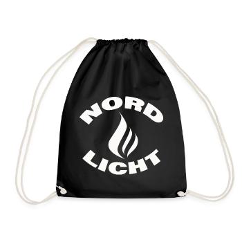 AURORA BOREALIS - Drawstring Bag - black - Front
