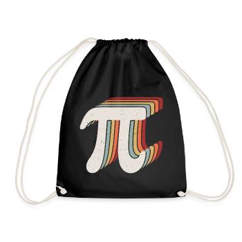 Happy Pi Day - Drawstring Bag - black - Front