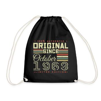 légendaire Depuis Octobre 1968 | octobre 1968 - Sac de sport léger - noir - Devant