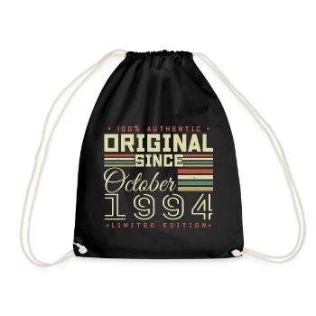 Legendary Since October 1994 | October 1994 - Drawstring Bag - black - Front