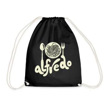 The Only Alfredo- You Need - Drawstring Bag - black - Front