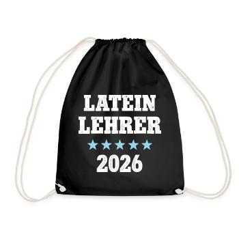 Professeur de latin 2026 Profession Études Formation des professeurs de latin - Sac de sport léger - noir - Devant
