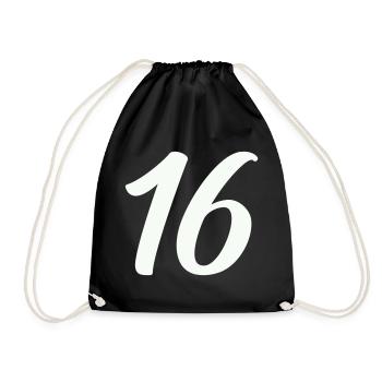 16- - Sac de sport léger - noir - Devant