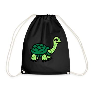 Tortue 3 - Sac de sport léger - noir - Devant