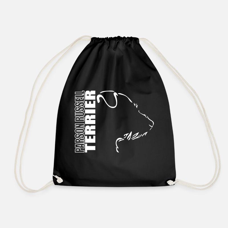 PARSON RUSSELL TERRIER PROFIL - Turnbeutel - Schwarz