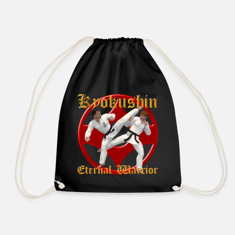 Kyokushin Warriors - Drawstring Bag - black