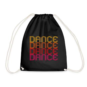 DANCE - Turnbeutel - Schwarz - Vorne