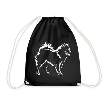 Eurasier "Black Edition" - Drawstring Bag - black - Front