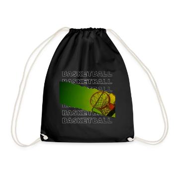 Basketteur Basketteur Basket Dunking Sport Vintage - Sac de sport léger - noir - Devant