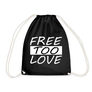 Libre d’aimer - Sac de sport léger - noir - Devant