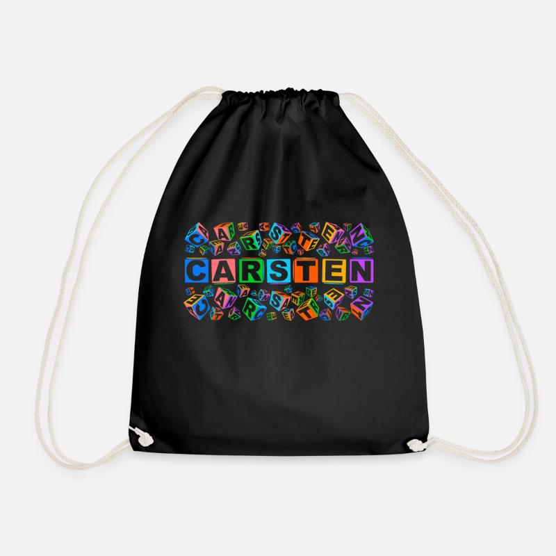 CARSTEN colourful cubes - Turnbeutel - Schwarz