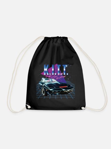 KITT is all I want for Christmas - Turnbeutel - Schwarz