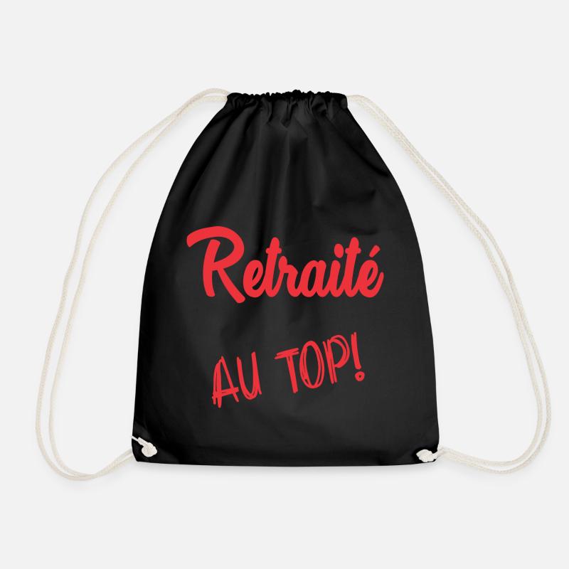 RETRAITE. RETRAITE. RETRAITEE - Sac de sport léger - noir