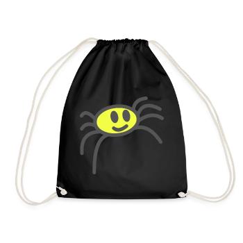 acid spider - Drawstring Bag - black - Front