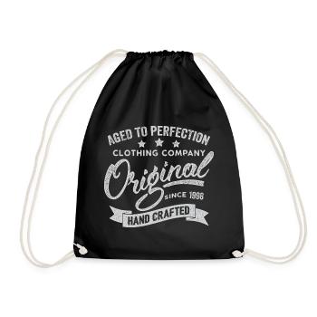 Original 1998 Vintage Rétro 1998 Anniversaire 1998 - Sac de sport léger - noir - Devant
